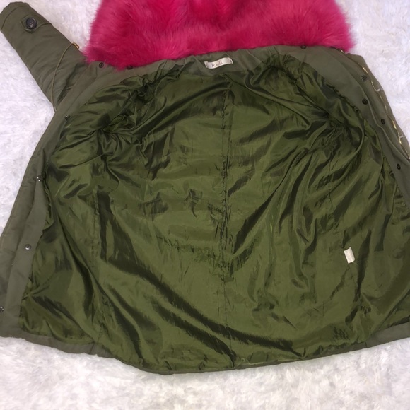 K.Zell Faux Fur Trim Parka Jacket - Picture 10 of 16